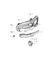 Jeep Cherokee Fog Light Diagram - 68466265AA