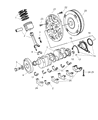 Chrysler Harmonic Balancer Diagram - 4792815AA