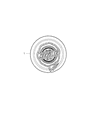 2011 Chrysler 300 Wheel Cover Diagram - 1LB74SZ7AA