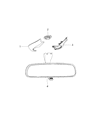 Chrysler Mirror Cover Diagram - 68206444AA