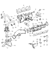 Dodge Sprinter 3500 EGR Valve Diagram - 68051514AA