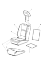 Ram 4500 Seat Cushion Diagram - 68064271AA