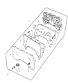 2006 Jeep Wrangler Instrument Cluster Diagram - 56010678AE