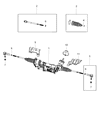Dodge Rack And Pinion Diagram - 68417467AD