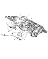 Jeep Liberty Shift Cable Diagram - 52109781AA