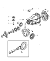 Dodge Automatic Transmission Output Shaft Seal Diagram - 68211446AA