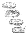 Chrysler Grand Voyager Instrument Cluster Diagram - 4886228AA