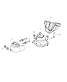 Chrysler Engine Mount Diagram - 4855025AC
