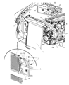 Dodge Ram 1500 A/C Condenser Diagram - 5290385AC