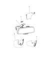 Ram 5500 Mirror Cover Diagram - 1YW13DX9AC