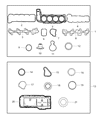 Jeep Water Pump Gasket Diagram - 53020865