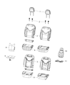2021 Jeep Compass Seat Cushion Diagram - 68272265AB