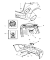Chrysler PT Cruiser Back Up Light Diagram - 5288742AE