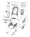 Ram 1500 Clock Spring Diagram - 68405377AA