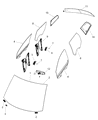 2014 Dodge Journey Window Motor Diagram - 68209826AA
