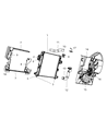 Jeep Commander Radiator Diagram - 55116842AB