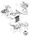 Dodge Magnum Heater Core Diagram - 5061586AA