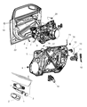 Chrysler 300 Window Motor Diagram - 68143987AA