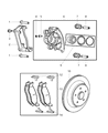 2002 Dodge Ram 1500 Brake Disc Diagram - 52009968AA