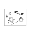 Dodge Charger Fog Light Diagram - 82214427AC
