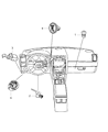 Ram C/V Headlight Switch Diagram - 68041761AC