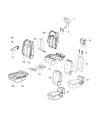 2017 Chrysler Pacifica Armrest Diagram - 5SK821L8AC