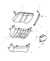 2004 Jeep Grand Cherokee Fuel Tank Strap Diagram - 52100216
