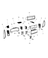 Ram 5500 Glove Box Diagram - 1NM85DX9AA