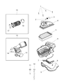 Jeep Wrangler Air Filter Diagram - 68365014AA