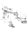 Jeep Grand Cherokee Steering Column Diagram - 4864354AB