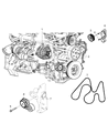 Dodge Ram 3500 Alternator Diagram - 4801475AA