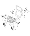 Jeep Renegade Window Motor Diagram - 68268767AA