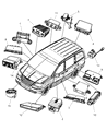 Chrysler Air Bag Control Module Diagram - 5094018AM