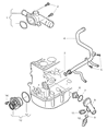 Jeep Coolant Temperature Sensor Diagram - 68001313AA