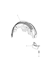 2010 Dodge Journey Wheelhouse Diagram - 5116277AD