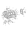 Chrysler Crossfire Crankshaft Seal Diagram - 5099346AA