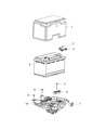 Ram C/V Car Batteries Diagram - BL0H7800AA