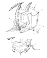 2007 Chrysler Pacifica Seat Belt Diagram - TS901D1AF