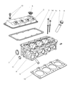 2004 Dodge Neon Cylinder Head Diagram - R5420402