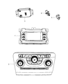 2014 Dodge Charger A/C Switch Diagram - 1QH12DX9AE