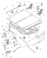 Jeep Cherokee Hood Latch Diagram - 55009998AB