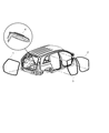 2004 Chrysler Pacifica Weather Strip Diagram - 5054704AB