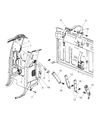 2004 Dodge Ram 3500 Seat Belt Diagram - 5JY301DVAA