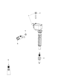 Jeep Cherokee Ignition Coil Diagram - 68211953AA