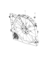 Jeep Wrangler Cooling Fan Assembly Diagram - 68282799AC