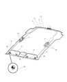 2007 Dodge Nitro Sun Visor Diagram - 1CK15DW1AB