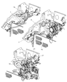 Jeep Grand Cherokee A/C Service Cap Diagram - 5073295AA