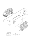 2022 Ram ProMaster City Door Seal Diagram - 68283204AA