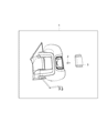 2015 Ram ProMaster 2500 Car Mirror Diagram - 5VE94JXWAA
