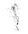 Jeep EGR Tube Diagram - 68259704AA